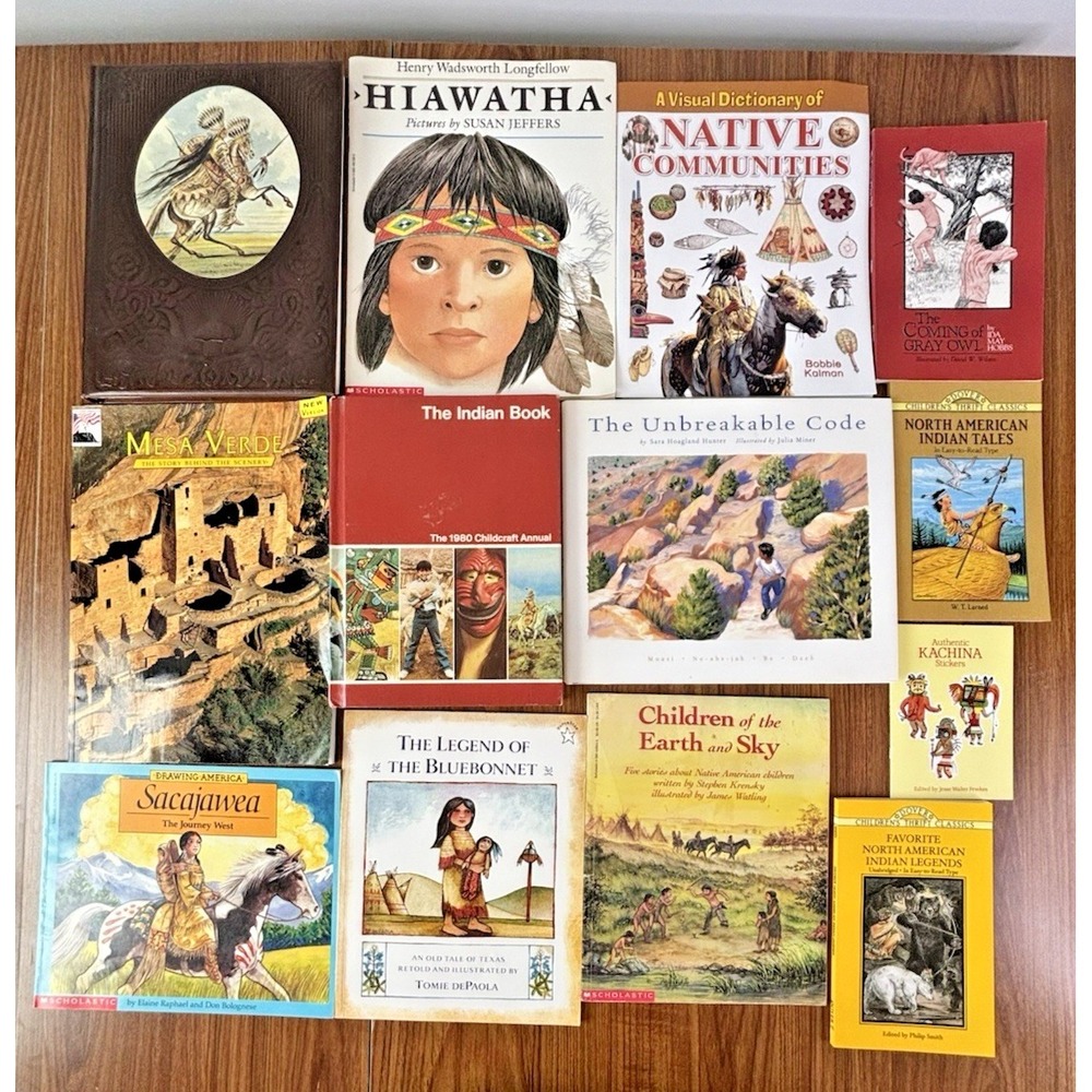 Kids Books About Native Americans Lot of 13 Indians Homeschool Classroom